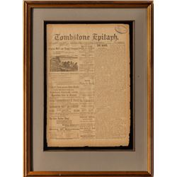Tombstone Newspaper Pages 1880