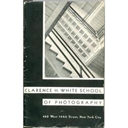 WHITE, CLARENCE H. CLARENCE H. WHITE SCHOOL OF PHOTOGRAPHY. A b&w illustrated brochure for the Wh...