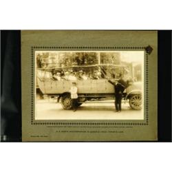 Poole, H. E., Canadian, TORONTO TOUR BUS, a mounted silver print titled below image, "These Pho...