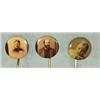 Image 1 : [Photographic Jewellery], A group of 4 celluloid mourning pins and a pair of photographic cuff...