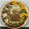 Image 1 : [Photographic Novelty], A circular photographic plaque of celluloid and metal containing image...