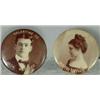 Image 1 : [Photographic Novelty], A group of 16 photographic pinback buttons of actors by the Valentine C...
