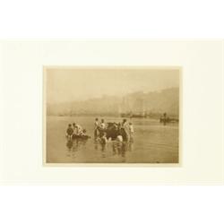 Sutcliffe, Frank Meadow (1853-1941), WATER RATS, a photogravure of the famed image by Sutcliffe...