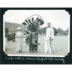 [Travel Album], An album containing 76 pages of photographs, photographic postcards and ephemer...