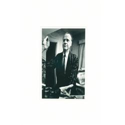 Reeves, John (1938-), MARSHALL MCLUHAN 1970's, a gelatin silver print portrait of media pioneer...