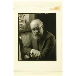 Steichen, Edward (1879-1973), PORTRAIT OF HENRI MATISSE, PARIS, c.1935, a mounted vintage gelat...