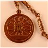 Image 2 : Vintage Pocket Watch Fob and Chain,