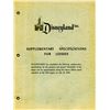 Image 1 : Disneyland Pre-opening Supplementary Specifications for Lessees booklet, 1955 - 7 pages
