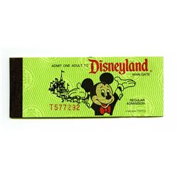 Unused Disneyland Ticket Book