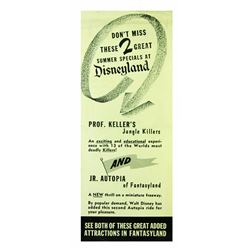 Rainbow Caverns Mine Ride Gate Flyer