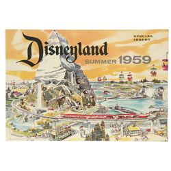 Disneyland Summer 1959 Special Insert