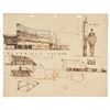 Image 1 : Herb Ryman Original Richfield Oil Display Concept with Correspondence