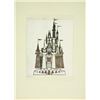Image 1 : Walt Disney World Cinderella Castle Logo pre-opening Concept Art.