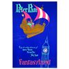 Original Disneyland Peter Pan's Flight Attraction Poster