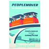 Image 1 : Original Disneyland PeopleMover Attraction Poster.