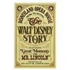 Image 1 : Original The Walt Disney Story featuring Great Moments with Mr. Lincoln Attraction Poster