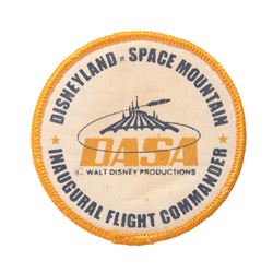 Space mountain inaugural flight patch