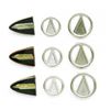 Image 1 : Monorail Uniform Buttons set of 8 2000's