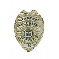 Walt Disney World Security Officer Badge.