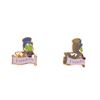 Image 2 : Pair of cast member New Fantasyland Opening watches, buttons and  pins, including error pin