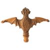 Image 4 : Original Master Wood Carving for Disneyland Haunted Mansion Bat Stanchion