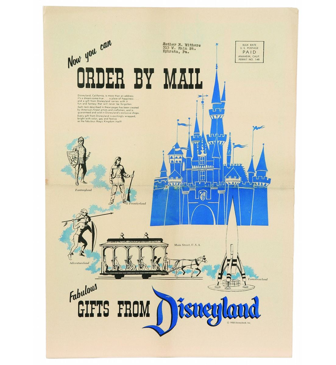 Fabulous Gifts from Disneyland Mail Order Catalog