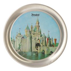 Disneyland Souvenir Aluminum Tray