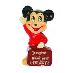 Plaster Mickey souvenir figurine