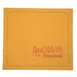 Disneyland Grad Night 1966 Program.