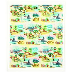 Disneyland Gift wrapping paper sheet.