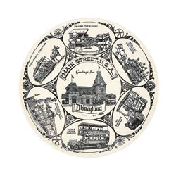 Souvenir Disneyland Ceramic Plate