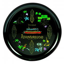 Adventureland plate in black melmack