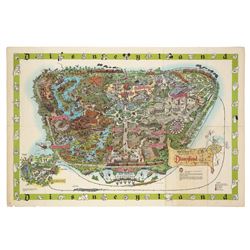 Sam McKim "1964A" Disneyland Souvenir Map.