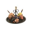 Image 1 : Pirates of the Caribbean (3) souvenir condiment jars with metal tray.