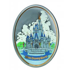 1970's Smoked Glass Tray souvenir