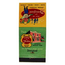 Collection of early Disneyland Matchbook Covers