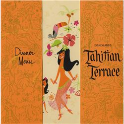 Tahitian Terrace Souvenir Menu.