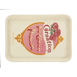 Carnation Ice Cream Parlor Tip Tray