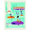 Image 3 : Disneyland 50th Anniversary "Original Lands Print Set"  by Shag