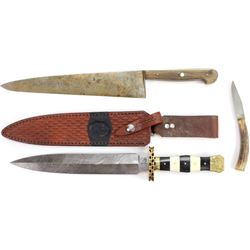 Collection of 3 knives includes JA Henckels