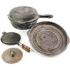 Image 1 : Collection of 4 pieces cast iron includes