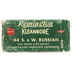 Ammo, Full box Remington Kleanbore 44 S&W