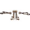 Image 1 : Collection of 2 pair iron spurs both unmarked.