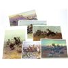 Image 1 : Collection of 21 Charlie Russell prints