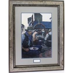 Large nicely framed "The Lee of the Grub