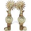 Image 1 : Crockett stamped arrow shank spurs