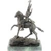 Image 1 : "Scalp" table top bronze by Frederic Remington