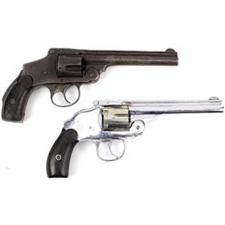 Collection of 2 hammerless revolvers, includes