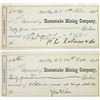 Image 1 : Collection of 2 1878 Homestake Mining Co.