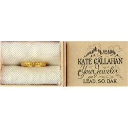 Collection of 2 antique infant rings the larger